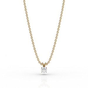Classic 0.13ct Pendant in 9ct Yellow Gold