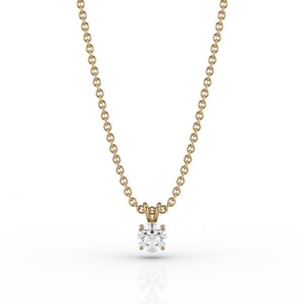 Classic 0.42ct Pendant in 18ct Yellow Gold