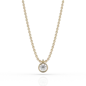 Nacelle Bezel 0.25ct Pendant in 18ct Yellow Gold