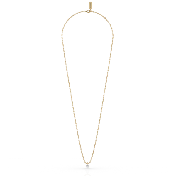Nacelle Claw 0.25ct Pendant in 18ct Yellow Gold
