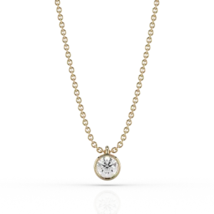 Nacelle Bezel 0.33ct Pendant in 18ct Yellow Gold