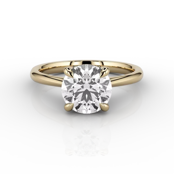 Luna Classic Four-Claw Solitaire Engagement Ring