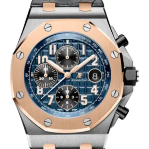 Audemars Piguet Royal Oak Offshore 42 Chronograph Blue Dial Rose Gold Bezel 26471SR.OO.D101CR.01