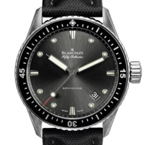 Blancpain Fifty Fathoms Bathyscaphe Steel Black Dial Watch 5000-1110-B52A JD