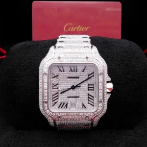 CARTIER SANTOS ICED OUT 40MM