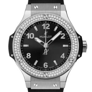 Hublot Big Bang 38 Black Stainless steel Black Strap 361.SX.1270.RX.1104 JD