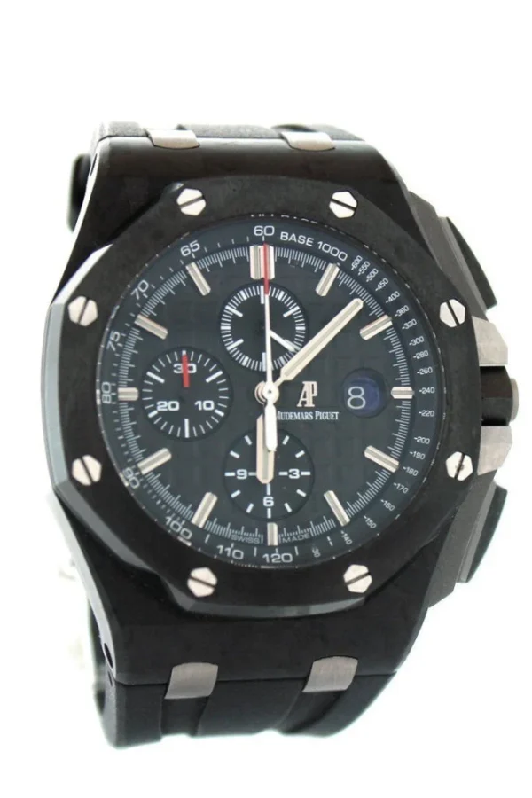 Audemars Piguet Royal Oak Offshore Prestige Sports Collection Chronograph Carbon Mens Watch 26400AU.OO.A002CA.01