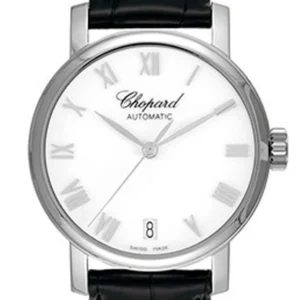 Chopard Classic White Dial 33mm White Gold Ladies Watch 124200-1001